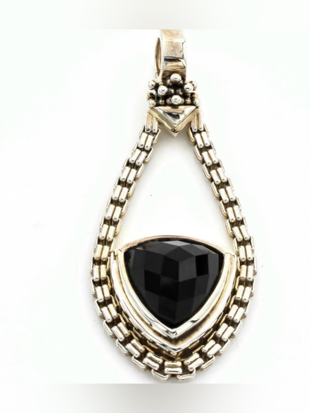 Rare Michael Dawkins Ann King 925 Smoky Quartz pendant